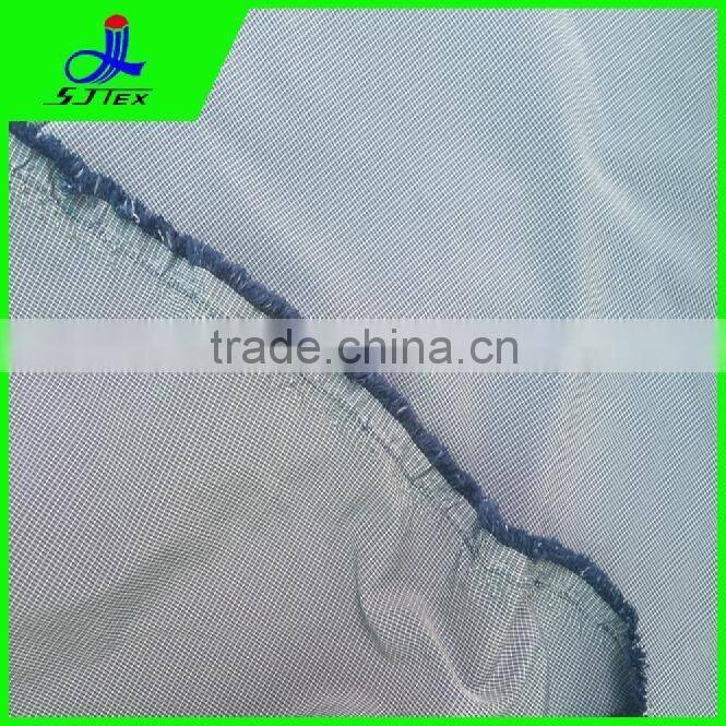 Cationed stretch fabric with checks for shorts