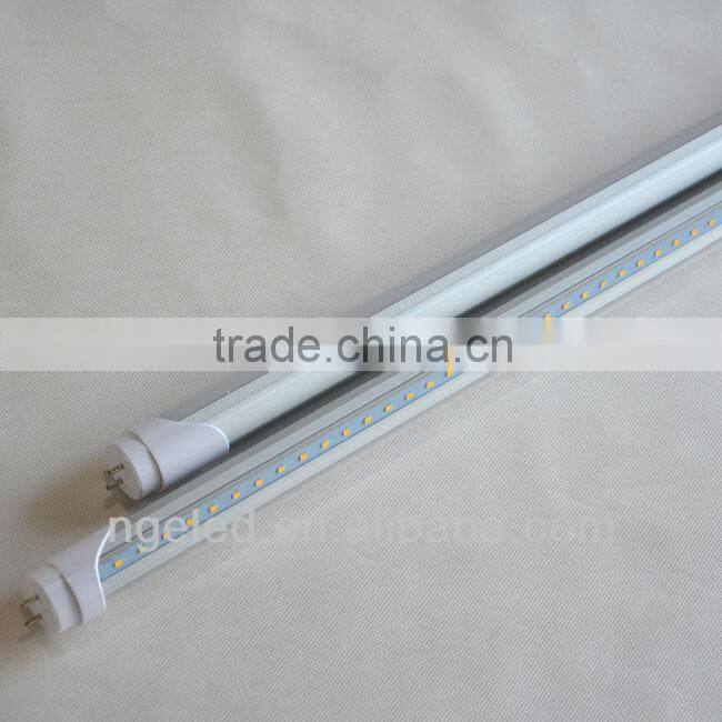 CE RoHS Ra80 36w 8ft led tube light with transparent & frosted PC cover