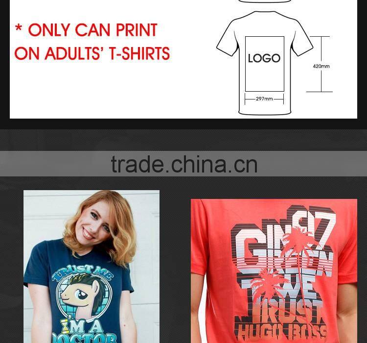 ABCF2014 hot A3 textile cotton t shirt dtg printer zqf1996