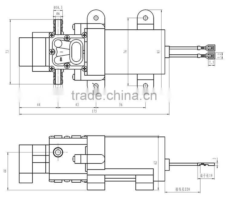 Overflow intelligent agriculture sprayers part backpack mechanical sprayer pump