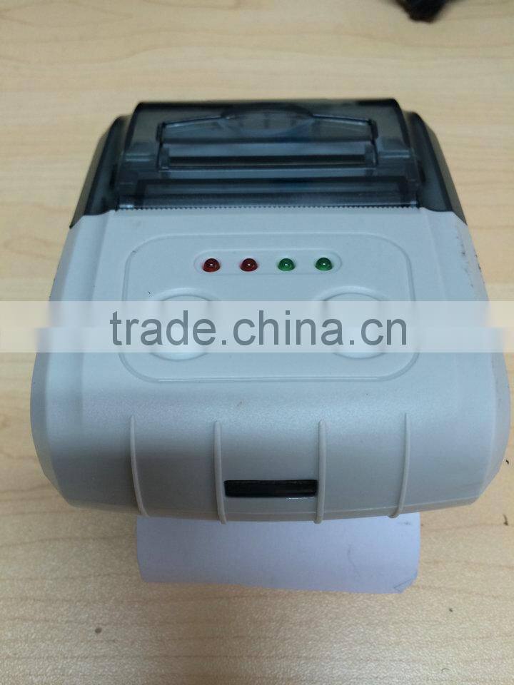 58mm paper width mini portable bluetooth mobile printer