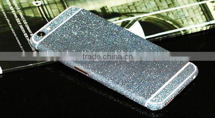 Glitter full body sticker for iPhone 6,for iPhone decal skin sticker