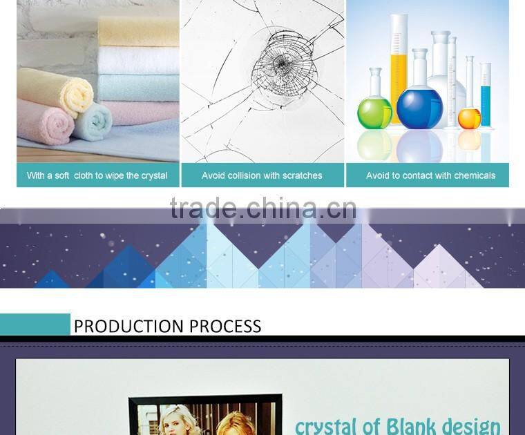 Wholesale Alibaba Sublimation Photo Frame Crystal Home Decorative Items