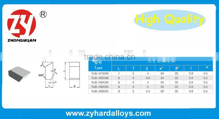high quality virgin material Type C tungsten carbide saw tips
