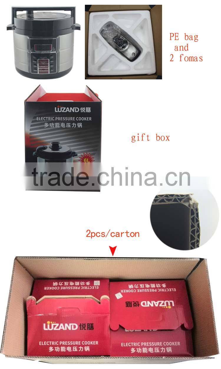 Deluxe stainless steel notic-stick inner pot low price 1.5L CE ROHS CB GS rice cooker