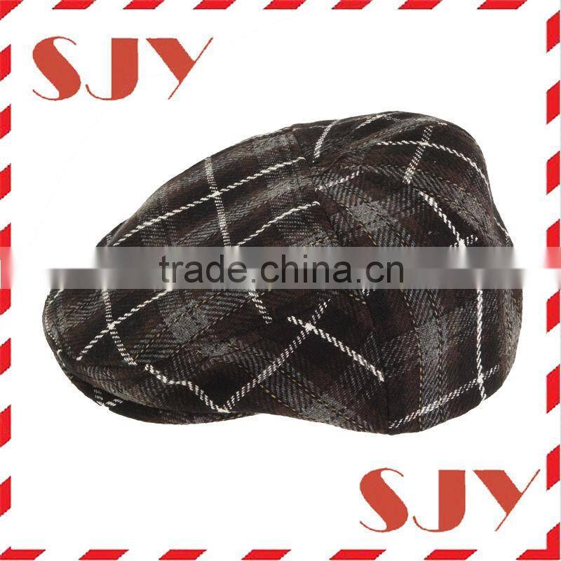 Fahison Mlitary Beret for Men,Mens fitted NewsBoy cabbie cap