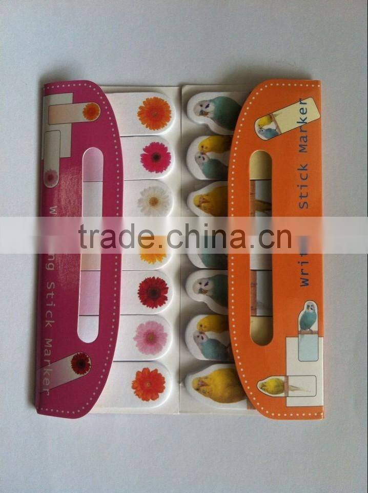 Colorful paper memo cube with pen holder