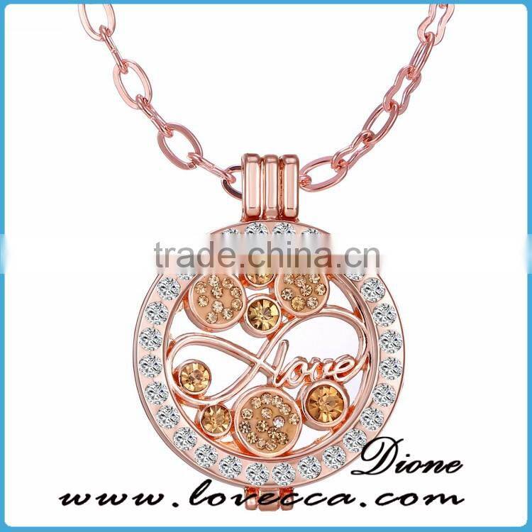 Dubai gold plating fashion jewelry wholesale crystal skull pendant necklace