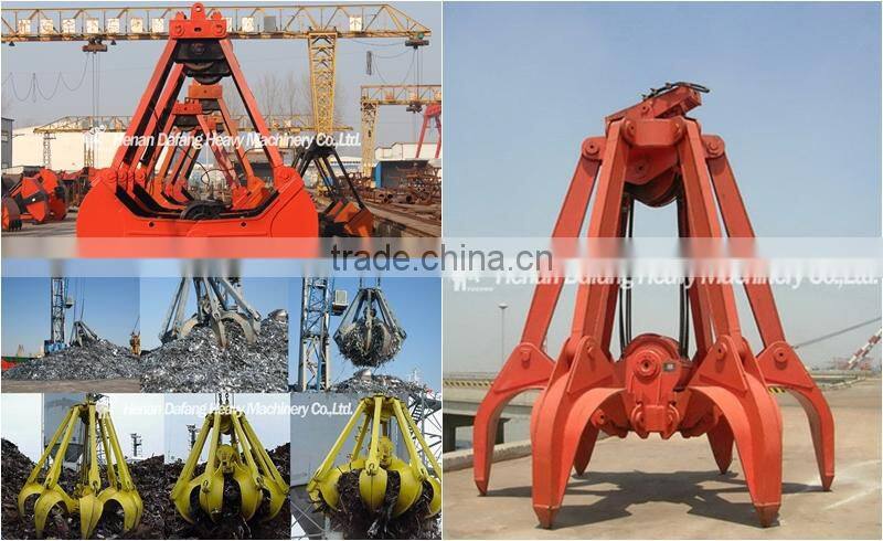Industrial Grab Bucket Crane with Wireless Radio Remote Control