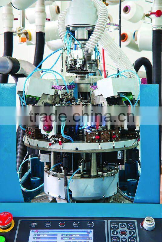 Advanced automatic computerized high speed jacquard stocking machine