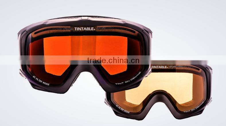 Taiwan Made Smart Tint Electrochromic Sports / Ski Goggle