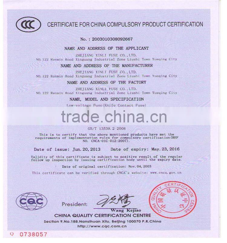 ISO9001 Approvable NH Fuse Holder