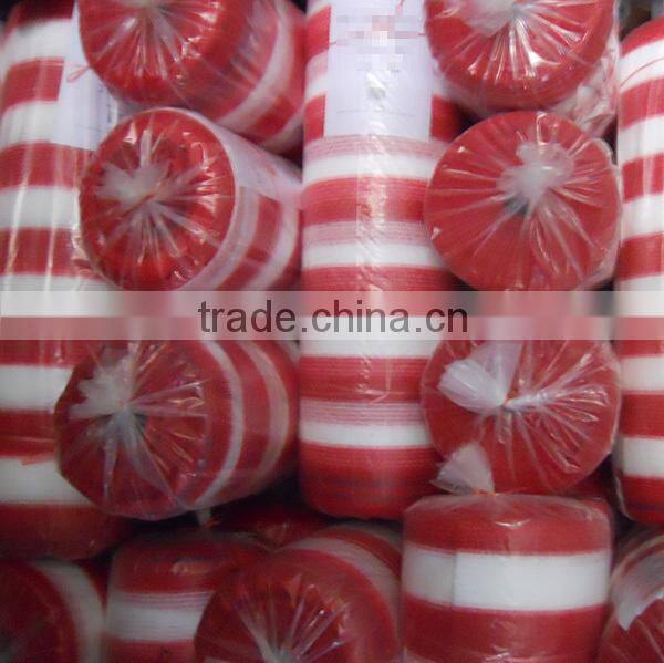 Orange/white color uv stabilized sun shade