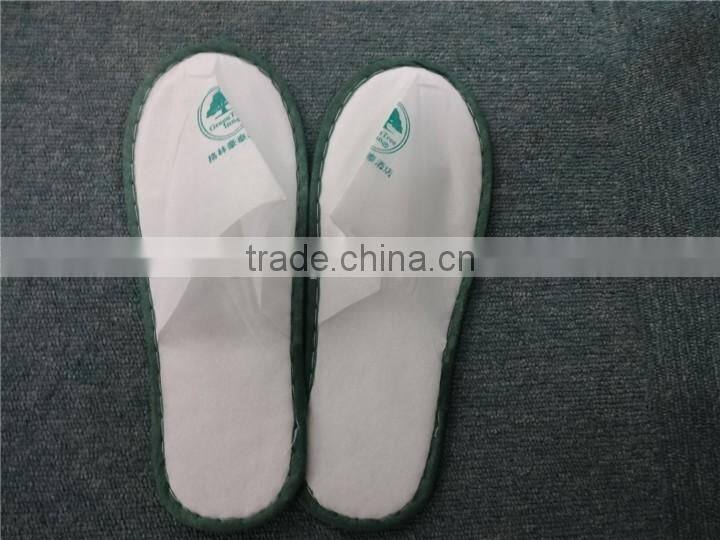Promotional OEM logo import cheap hotel slippers eva