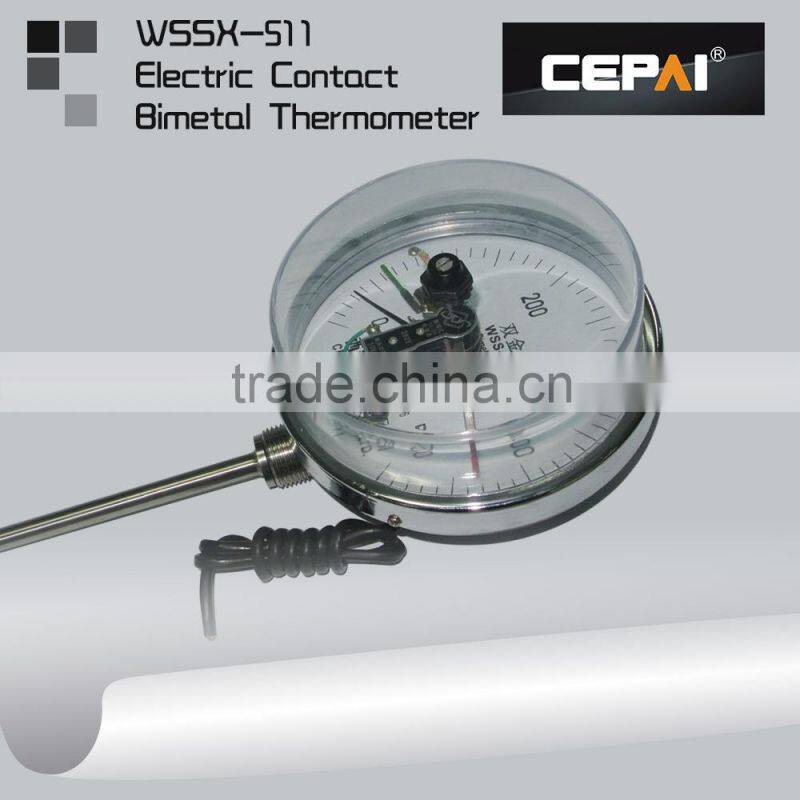 Electric-contact Bimetal Thermometer