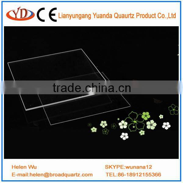 Square quartz substrate
