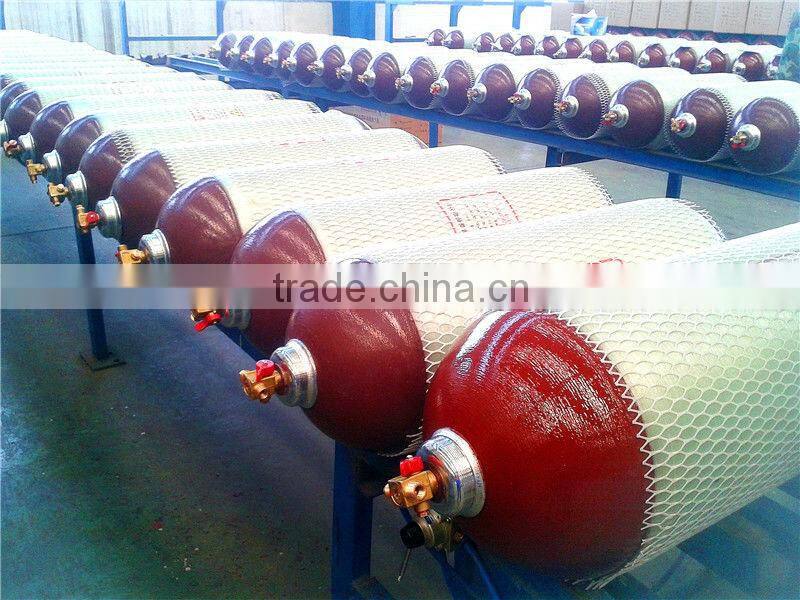 Type 2 90L hoop-wrapped glass fiber composite materials CNG cylinder