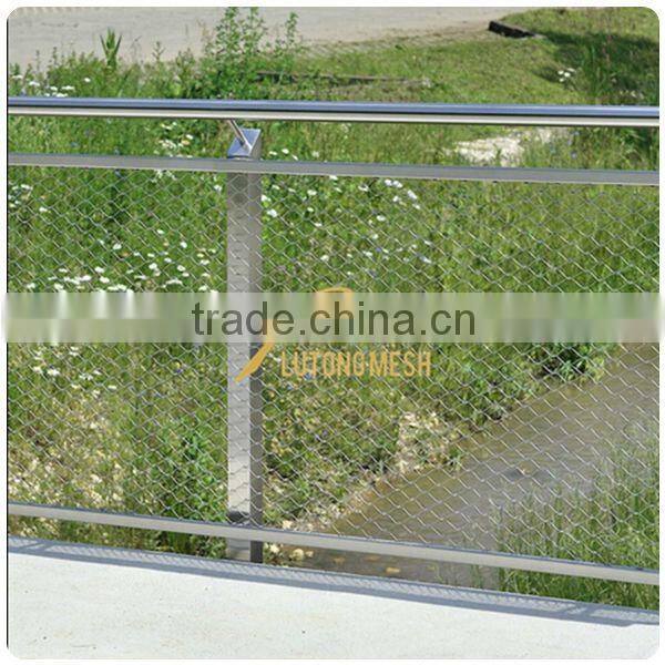 handrail stainless steel cable,stainless steel wire rope mesh net, cable wire netting mesh