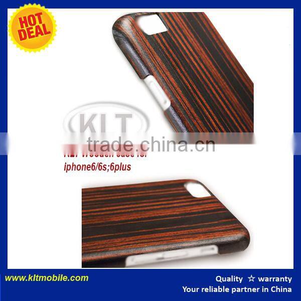 Luxury Wooden Phone Case Unique Pattern Back Cover Wooden Case For Apple Iphone 6
