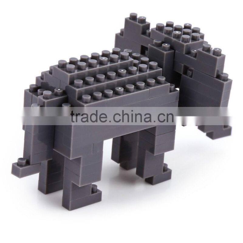plastic building block Elephant 100PCS block toys 2016 color