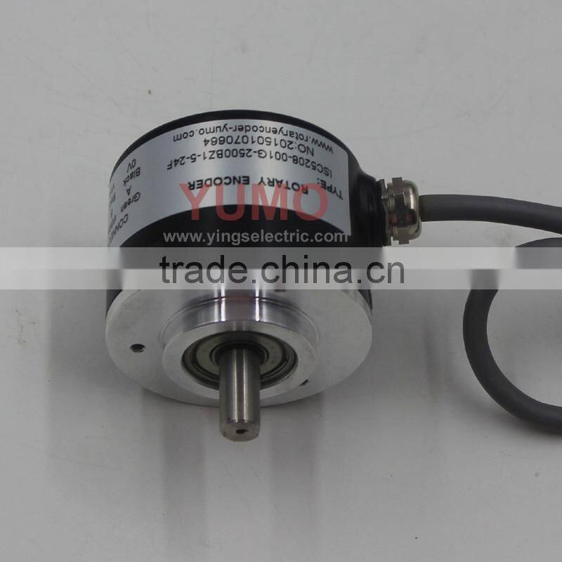ok ISC5208 2500ppr CNC system MachineSolid shaft encoder optical price incremental rotary encoder