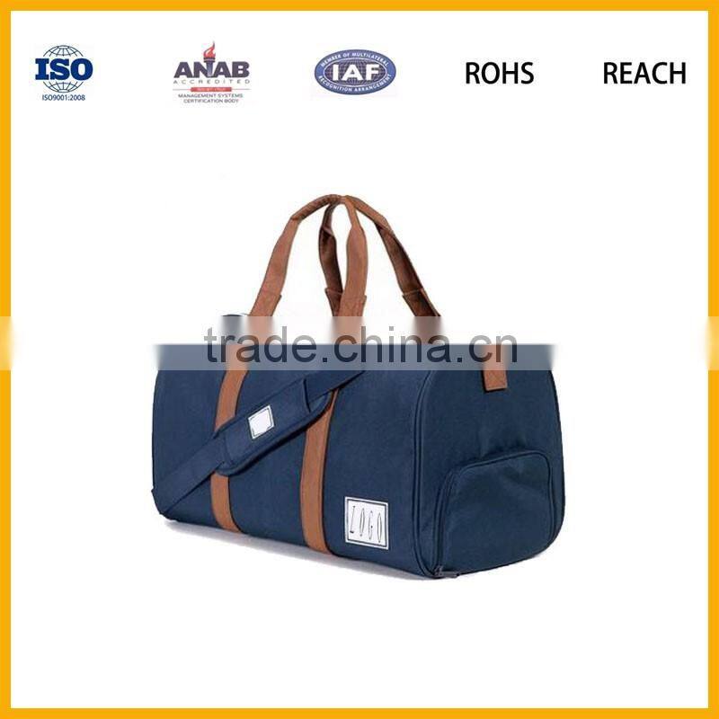 2016 New Design custom Wholesale travel Gym bag for sports