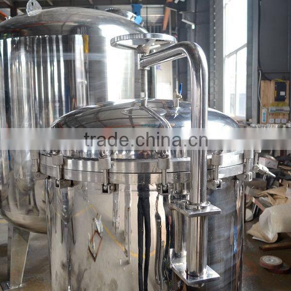 Stainless Steel multi bag filter water treatment plant water purification system