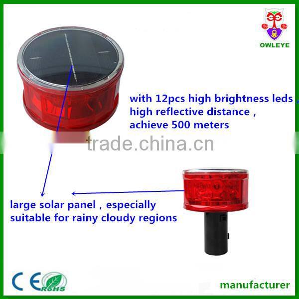 traffic safety light road blinker/solar led airport beacon light