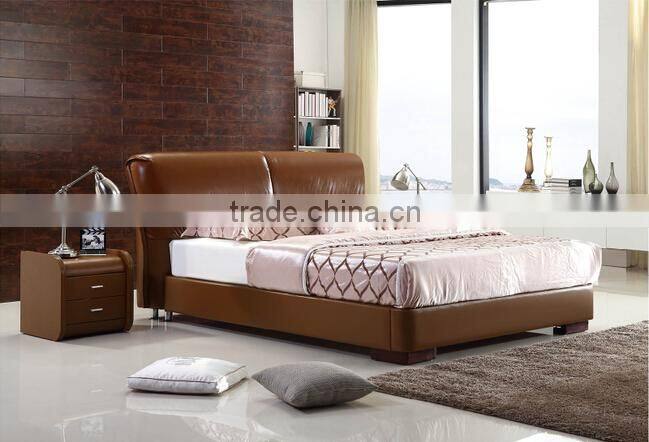 latest designer bed with high back DS-8068#