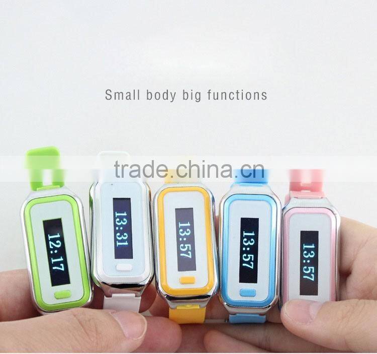 Good quality creative gifts customized bluetooth bracelet smart watch, Men/Women Sport Bracelet Health