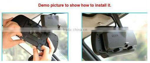 7" digital TFT LCD Rearview car dvd monitors