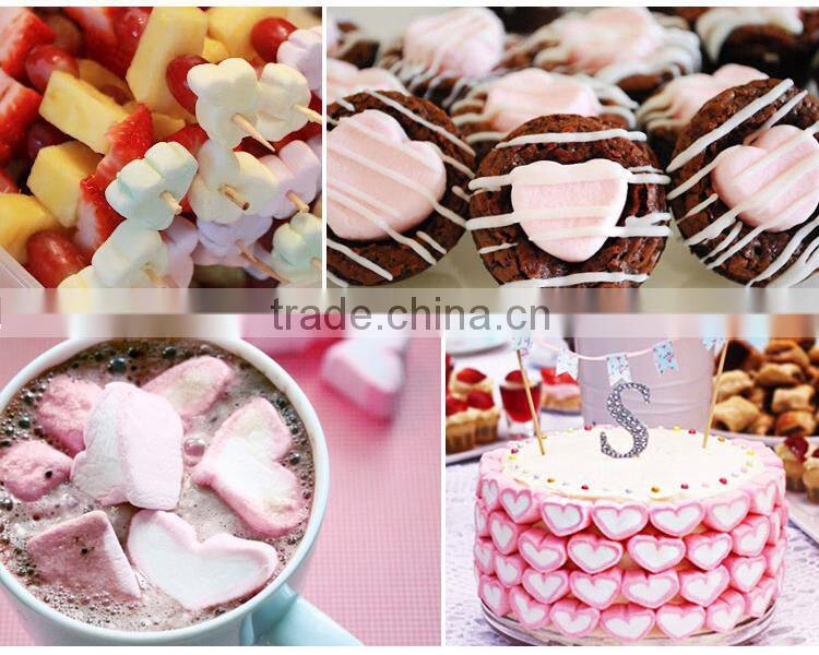 Halal Heart Shaped Marshmallow Candy