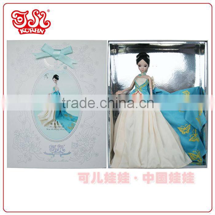 11'' pvc fashion bride doll wedding gift