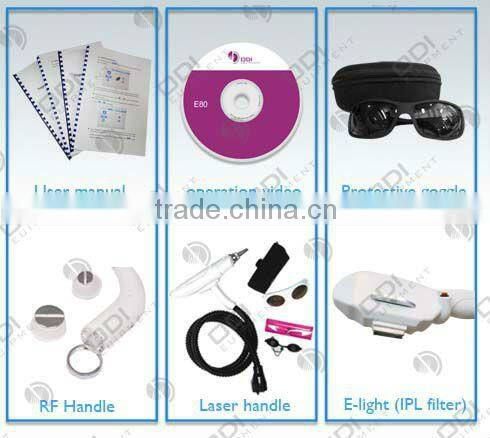instant effect Laser+RF+IPL multifunction beauty machine with CE approved IRL20