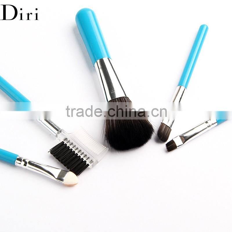 Wholesale cosmetic makeup brushes nylon mascara brush metal eyelash brush