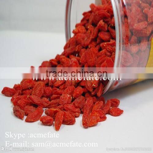 HACCP & ISO hot sell and top quality new harvest Ningxia dried goji berry in China