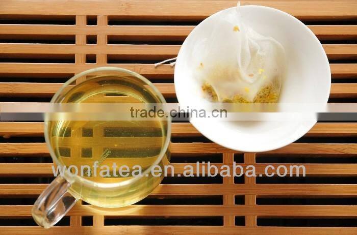 Pyramid tea bags(6*6cm with OEM tag)