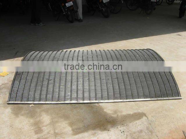 Wear life Johnson screen mineral processing screen panel