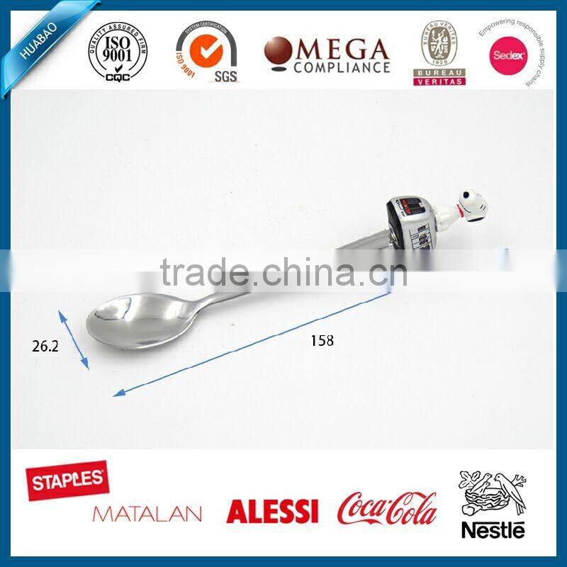 Puppet poly head decorated Unique Product Factory Manufacture Custom Design OEM Craft Polyresin cutlery