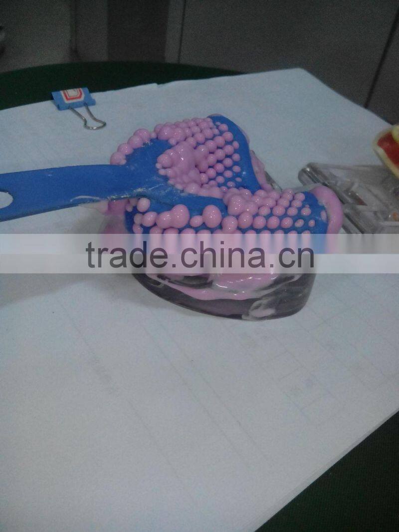 High precision best quality dental alginate impression materials-chromatic alginate three phrases colour change