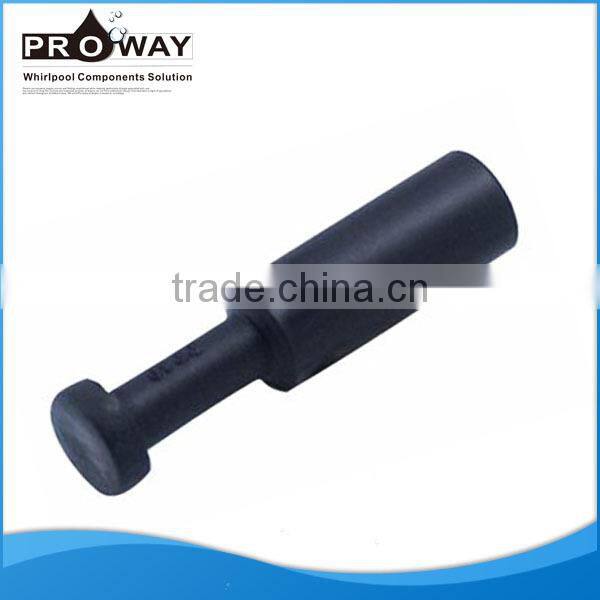 Quick-acting coupling for hot tub water hose plastic tube fittings