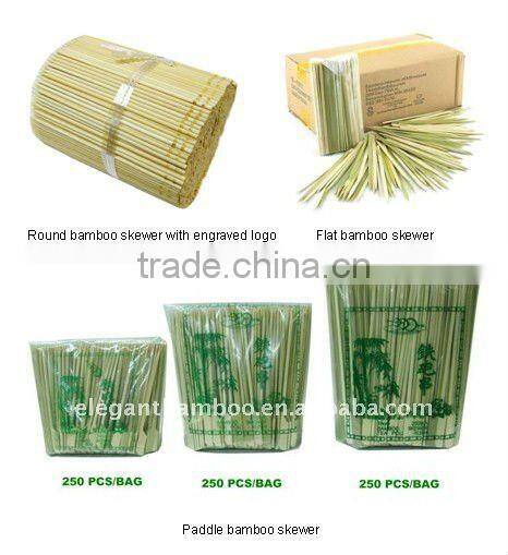 bamboo skewers barbecue sticks
