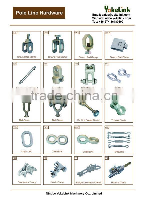 Hot dip galvanized Crossarm Pin/Spindle for insulator