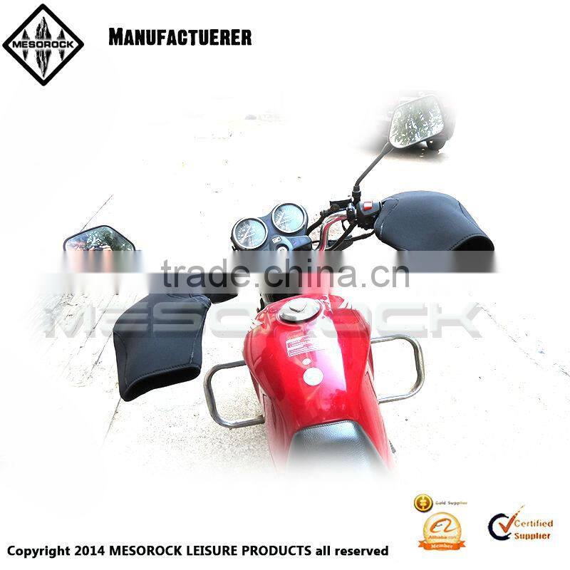 Neoprene motorcycle handle bar muff