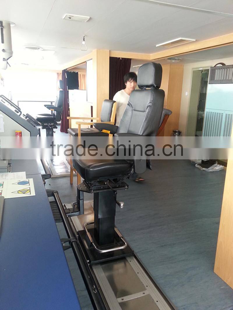 The steel column type rail driving seat,Marine Helmsman Chair