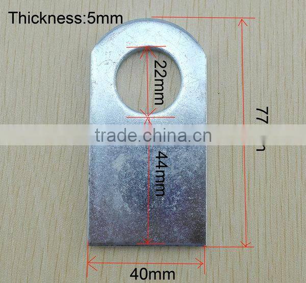 Zinc Plated Steel Tail Board Weld on Fastener Keeper Plate