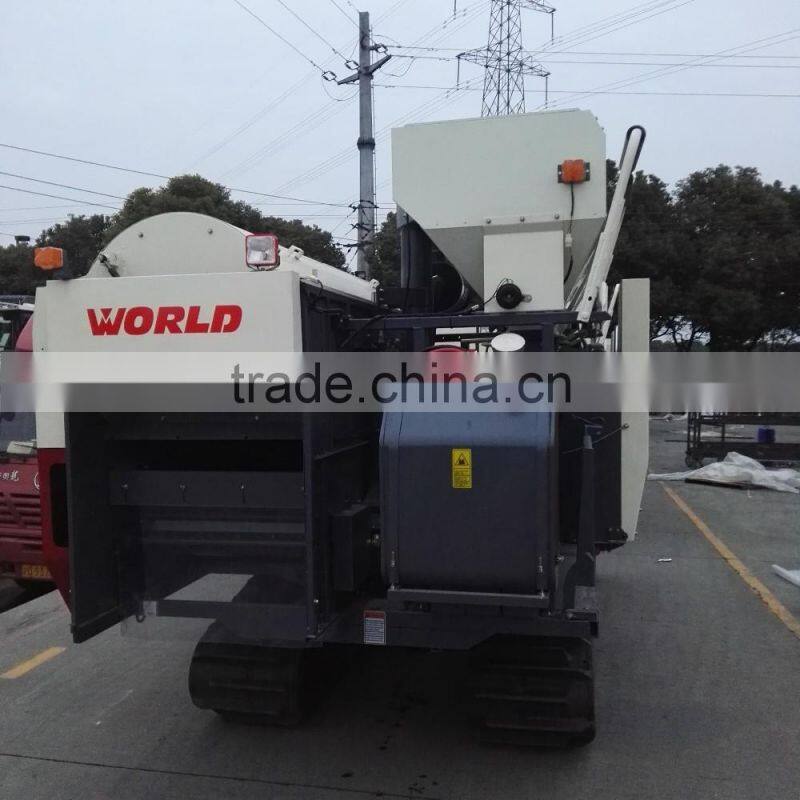 Axial flow World Brand new mini rice wheat small combine harvester