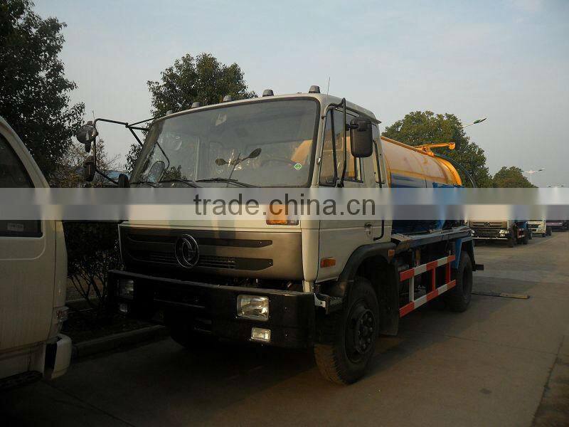 sewage suction tank truck with dongfeng chassis