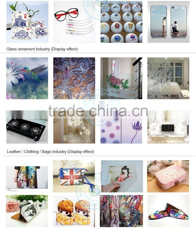 Large format high precision UV machine glass printing