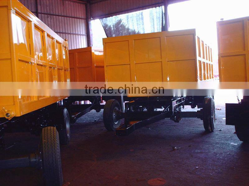 Factory supplier 2 axle farm trailer tractor semi trailer